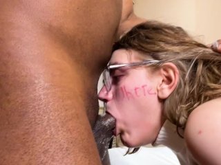 ashley hause recommends interracial throatfuck pic