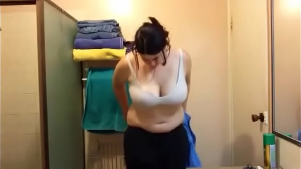 chubby undressing