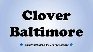 casim recommends Clover Baltimore Full Videos