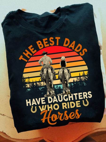 daughter rides dad