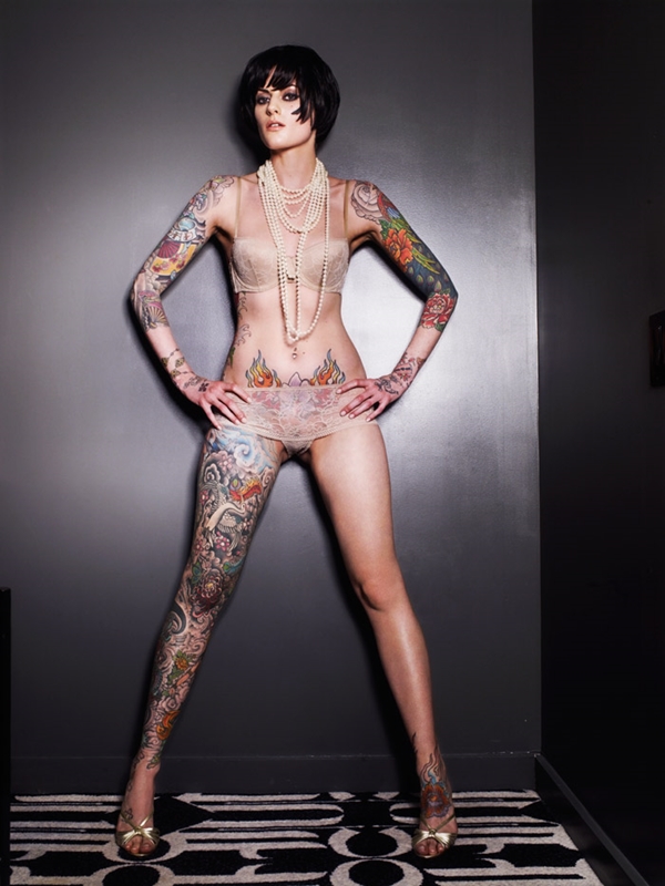 Best of Nude babes with tattoos