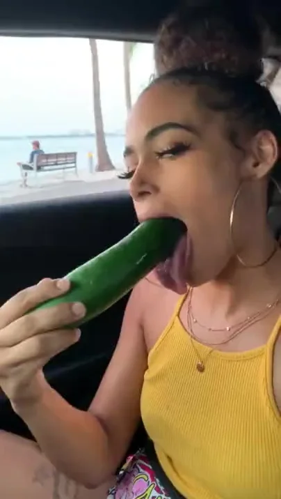 Best of Deepthroating cucumber