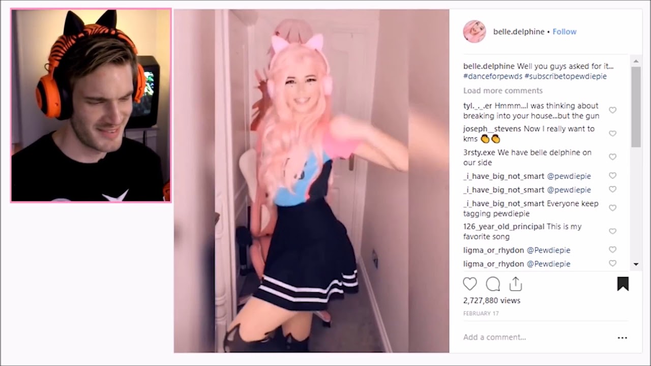 bryan hue recommends belle delphine dance pic