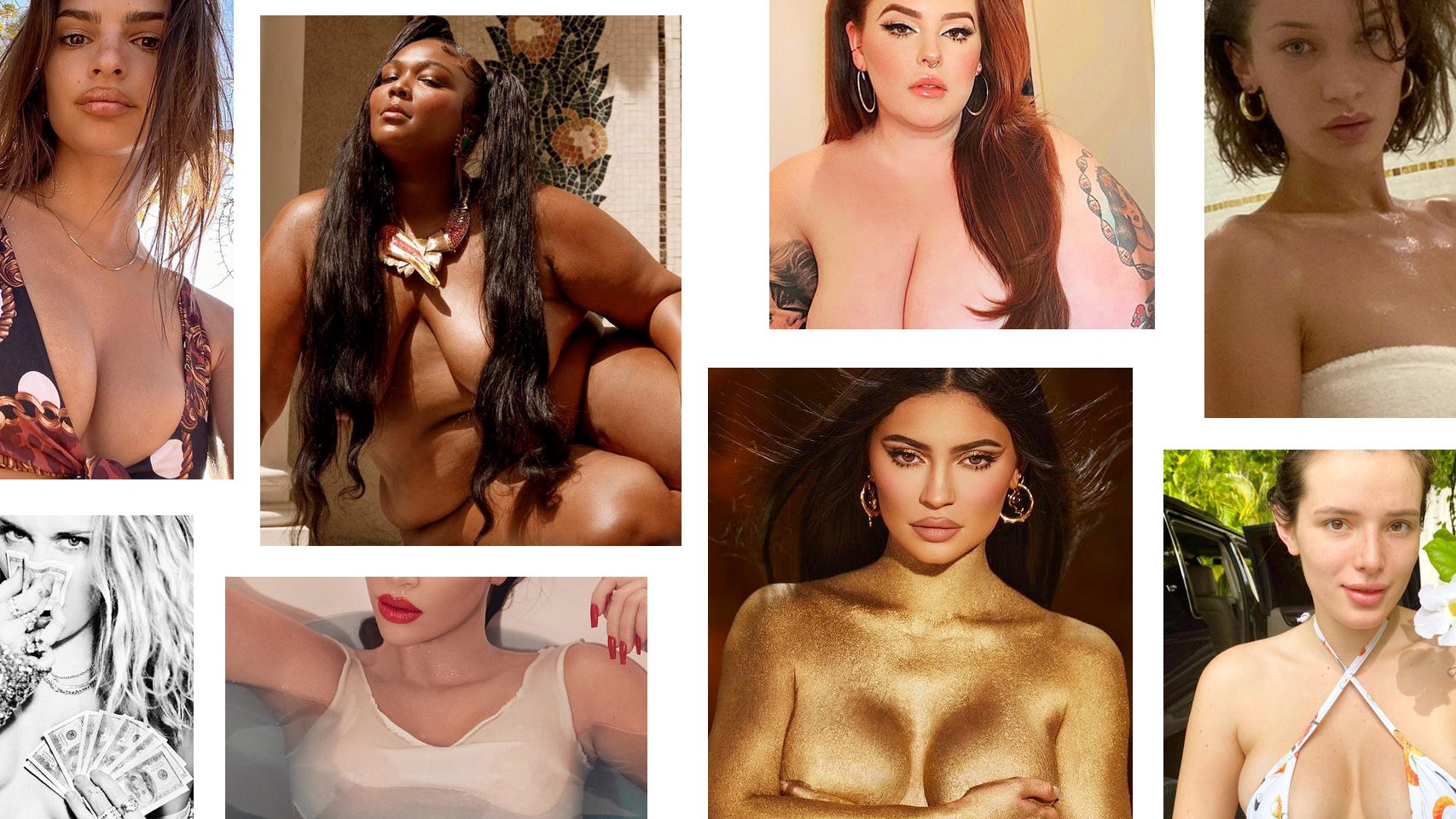 celebrities tits nude