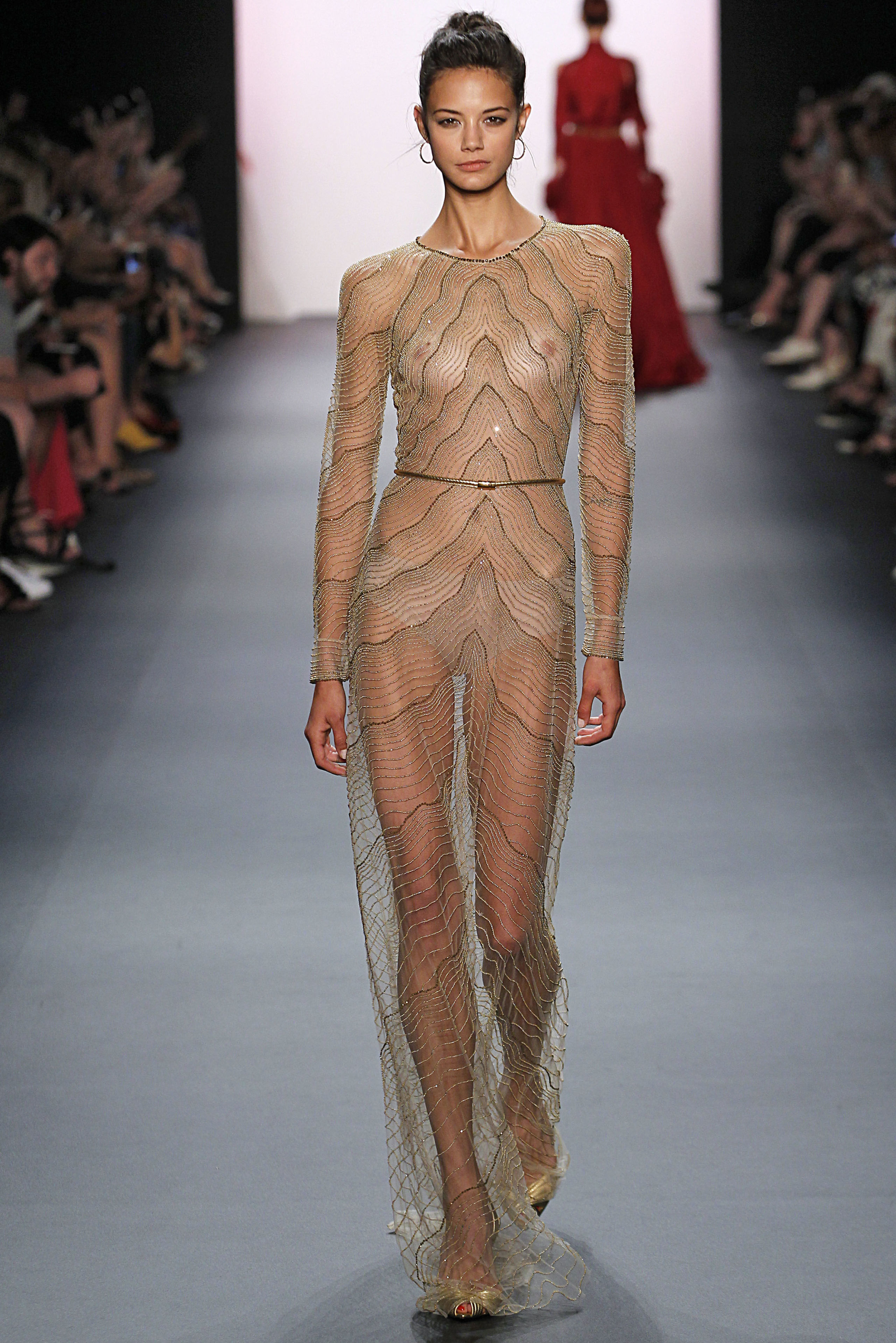 nudes on the runway