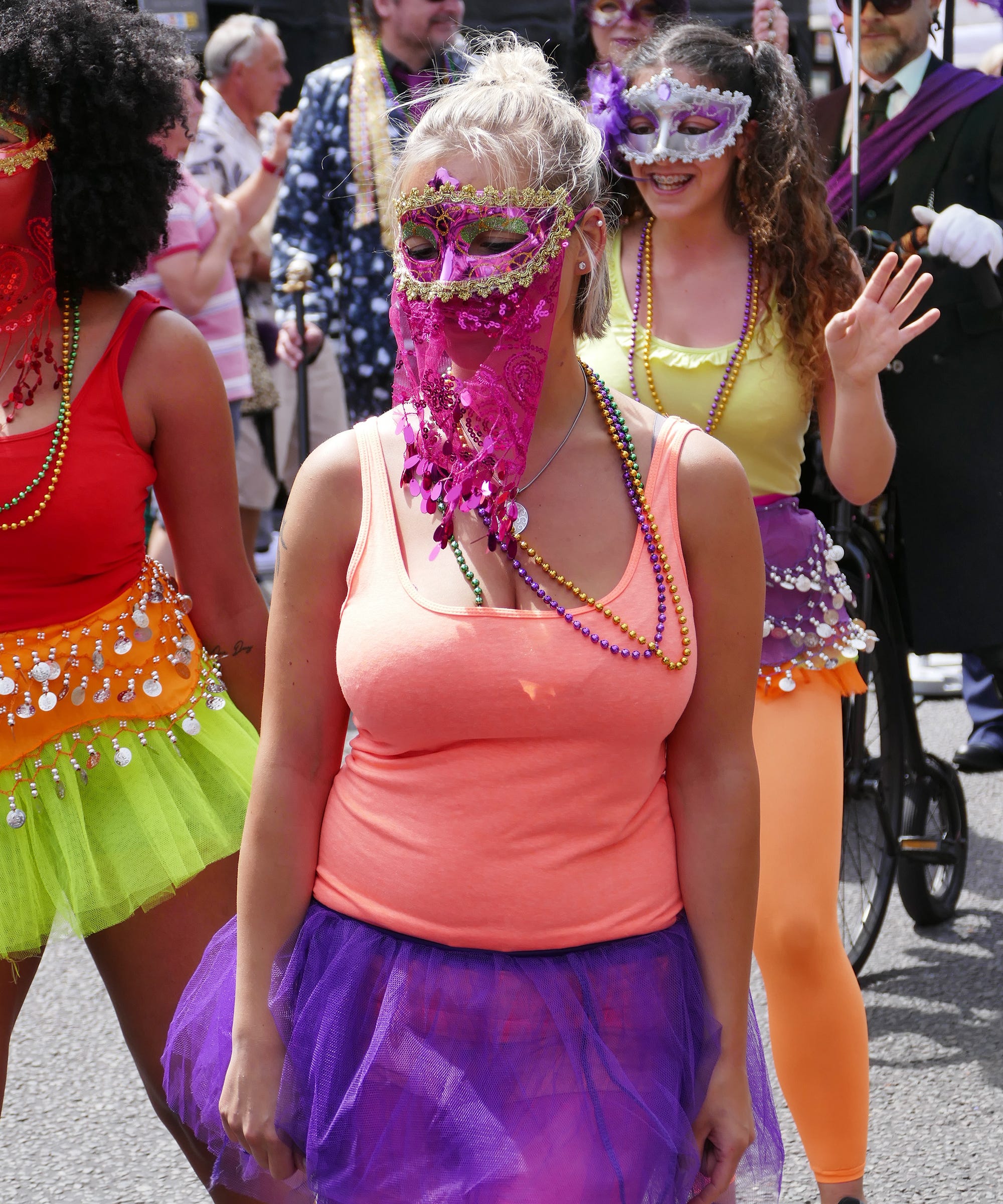 Best of Flashing tits mardi gras