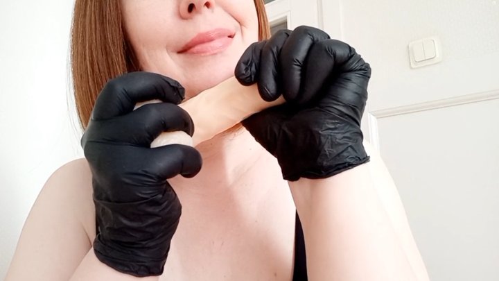 aiza marie bendol recommends latex gloves hand job pic