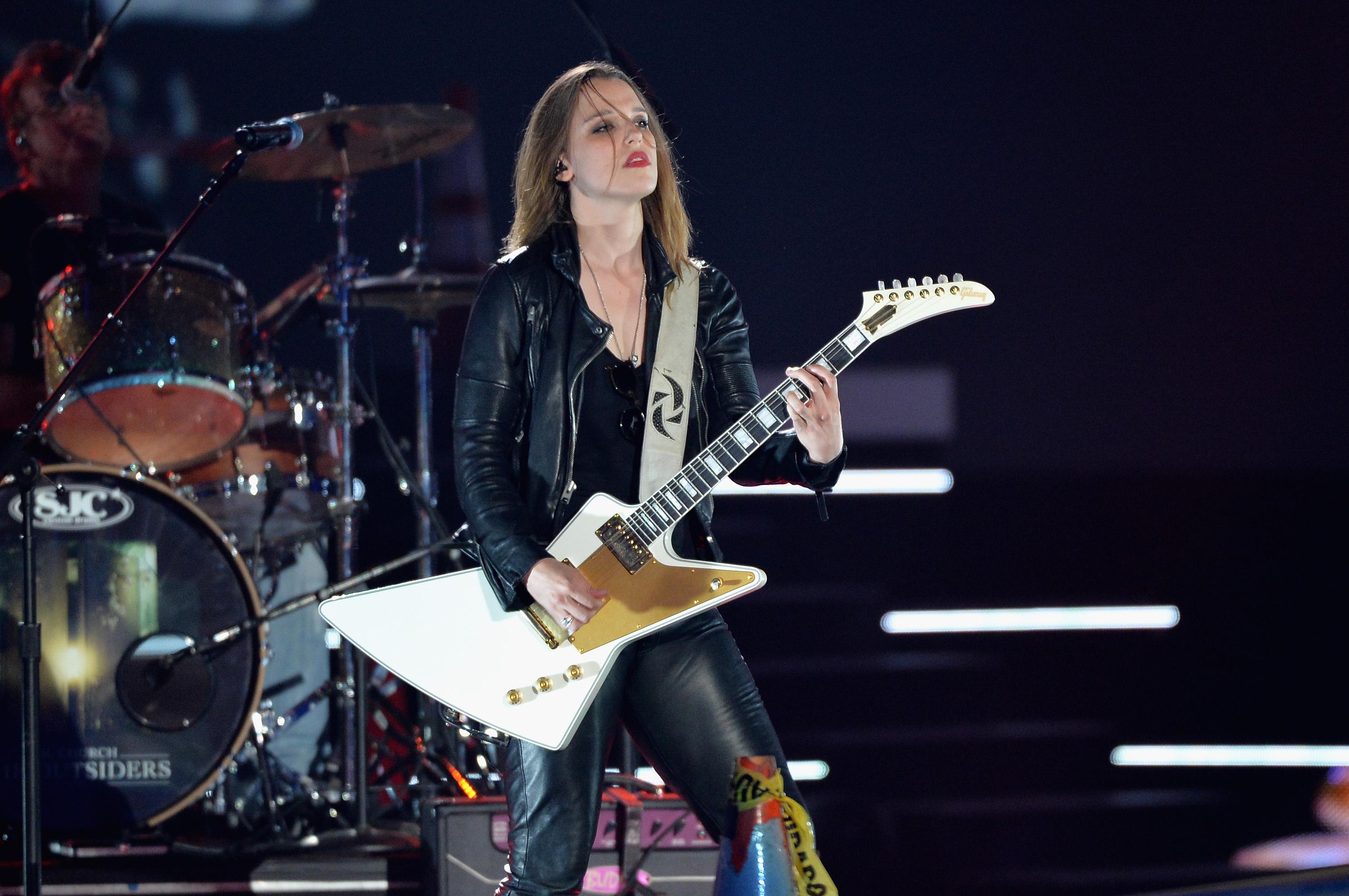 Lzzy Hale Nude ballet flats