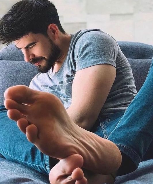 Best of Male feet domination