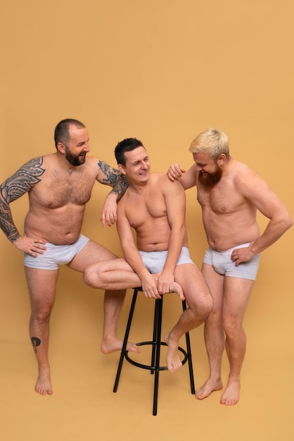 men together nude