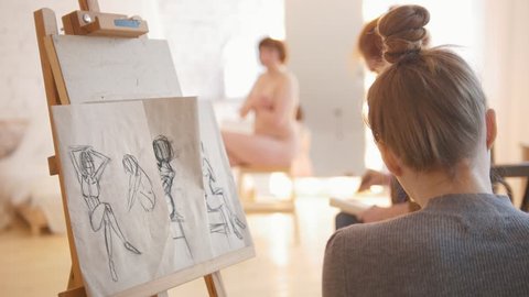 ashlie hanson add naked art class video photo