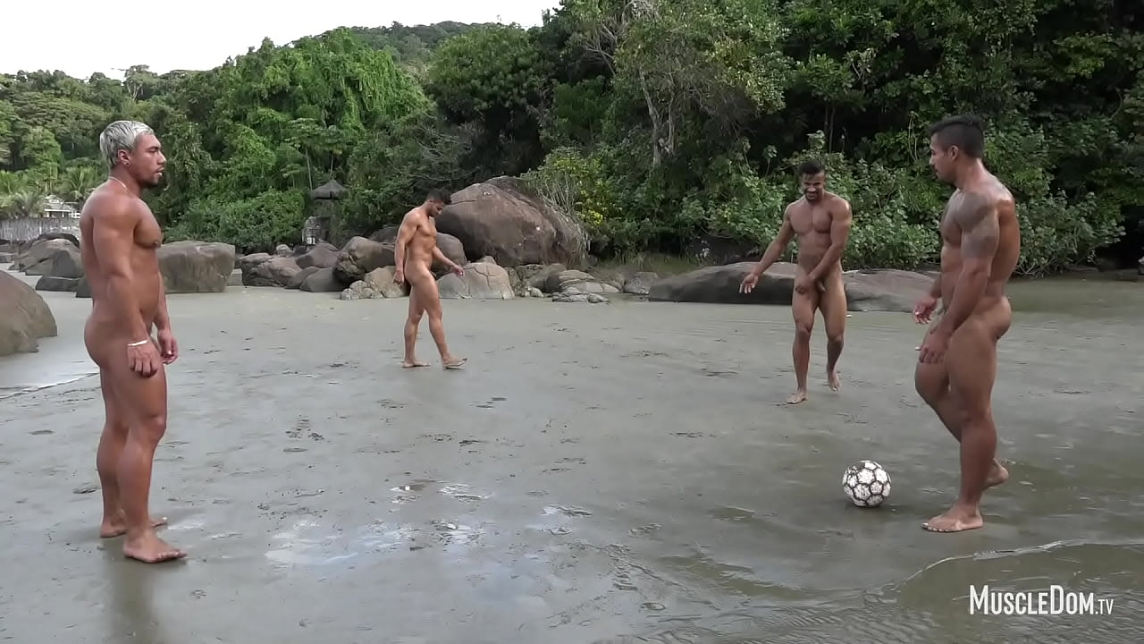 aaron melo add naked men playing football photo