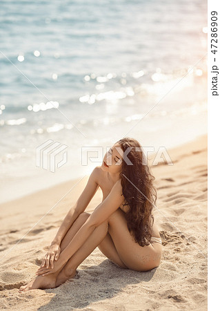 Naked On A Nude Beach being impregnated