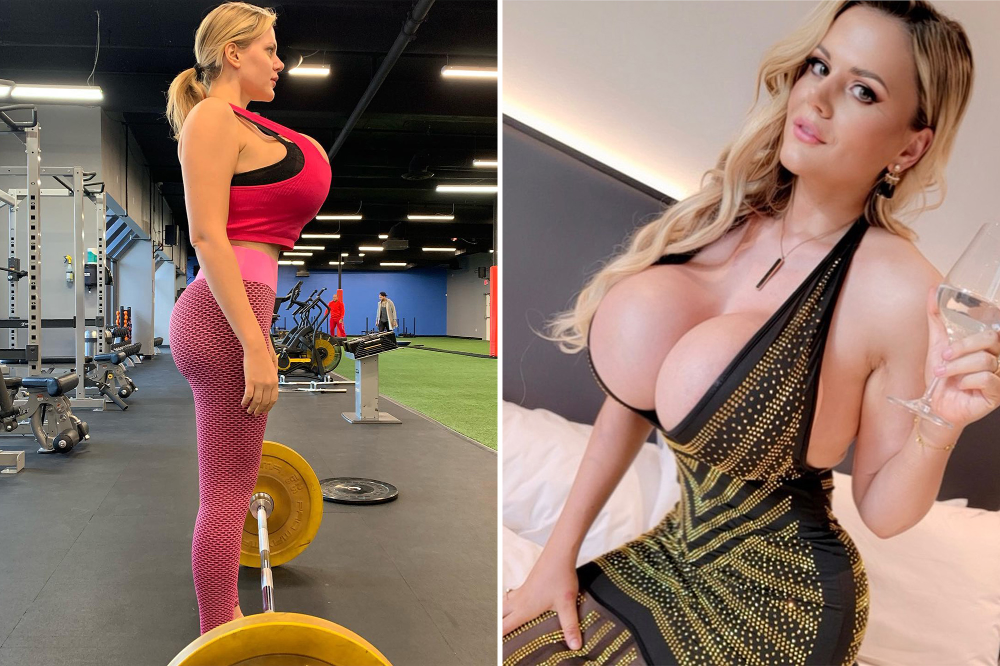 Best of Natural big tits workout