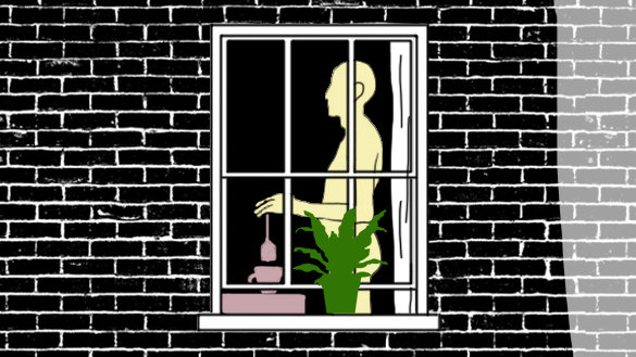 Nude By The Window doll gifs