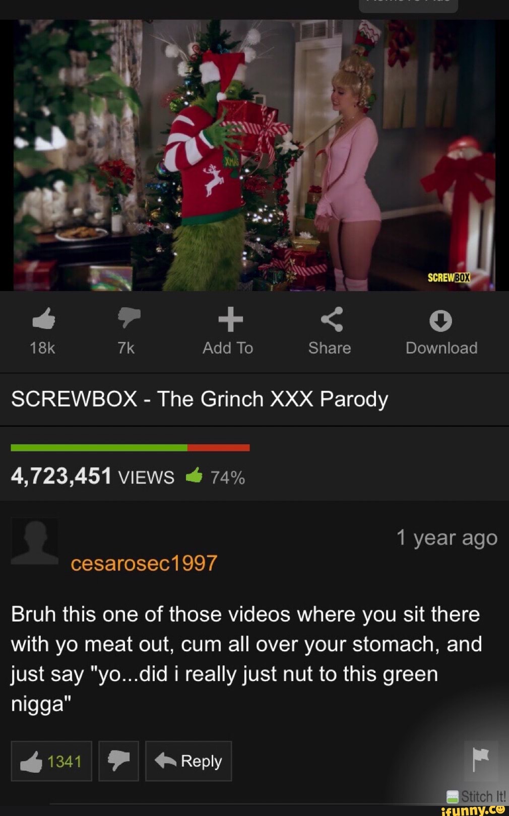 analyn barbosa recommends Screwbox Grinch Parody