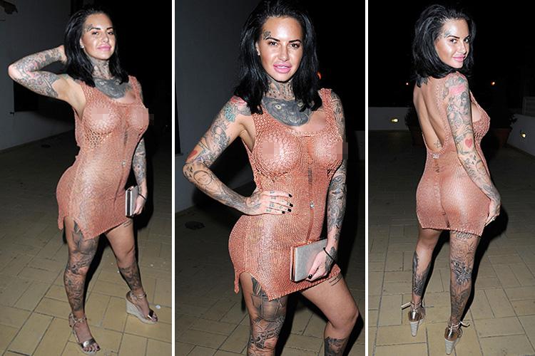 see through dress no panties