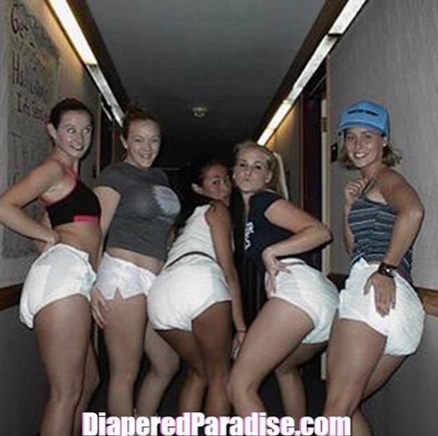 sexy diapered women